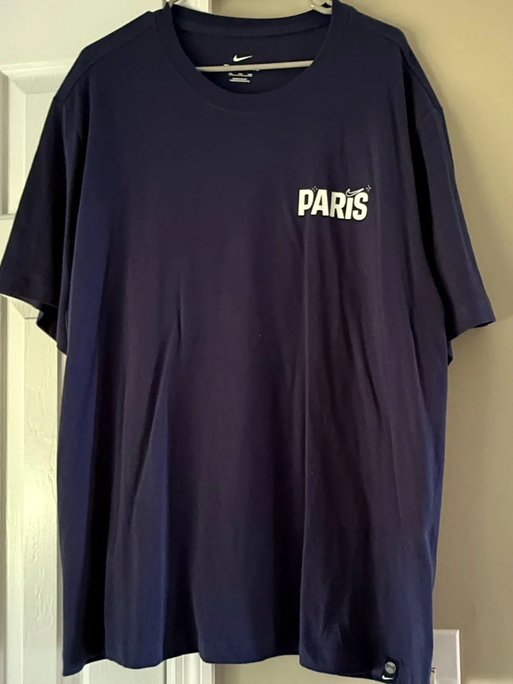 Paris Saint-Germain Photo T-Shirt Size XXL In Navy Soccer World Cup Nike